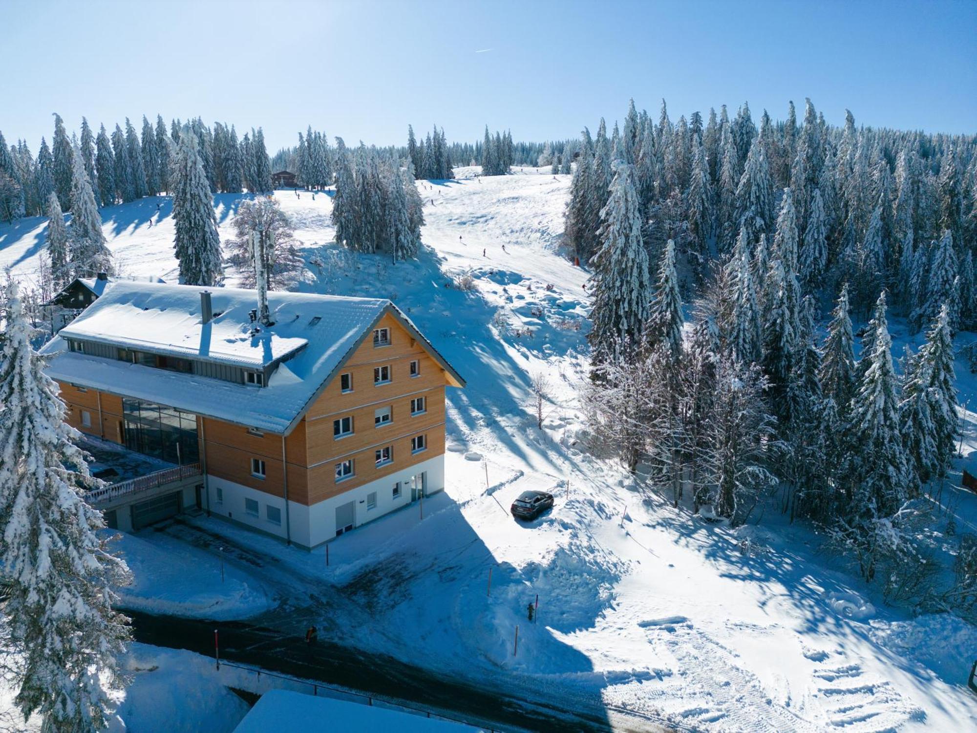 Stube9 Am Feldberg, Direkt An Der Skipiste, Ski In-Ski Out 费尔德伯格 外观 照片